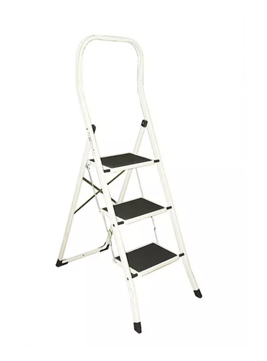 Drabest High Back Kitchen Step Ladders 3 Steps