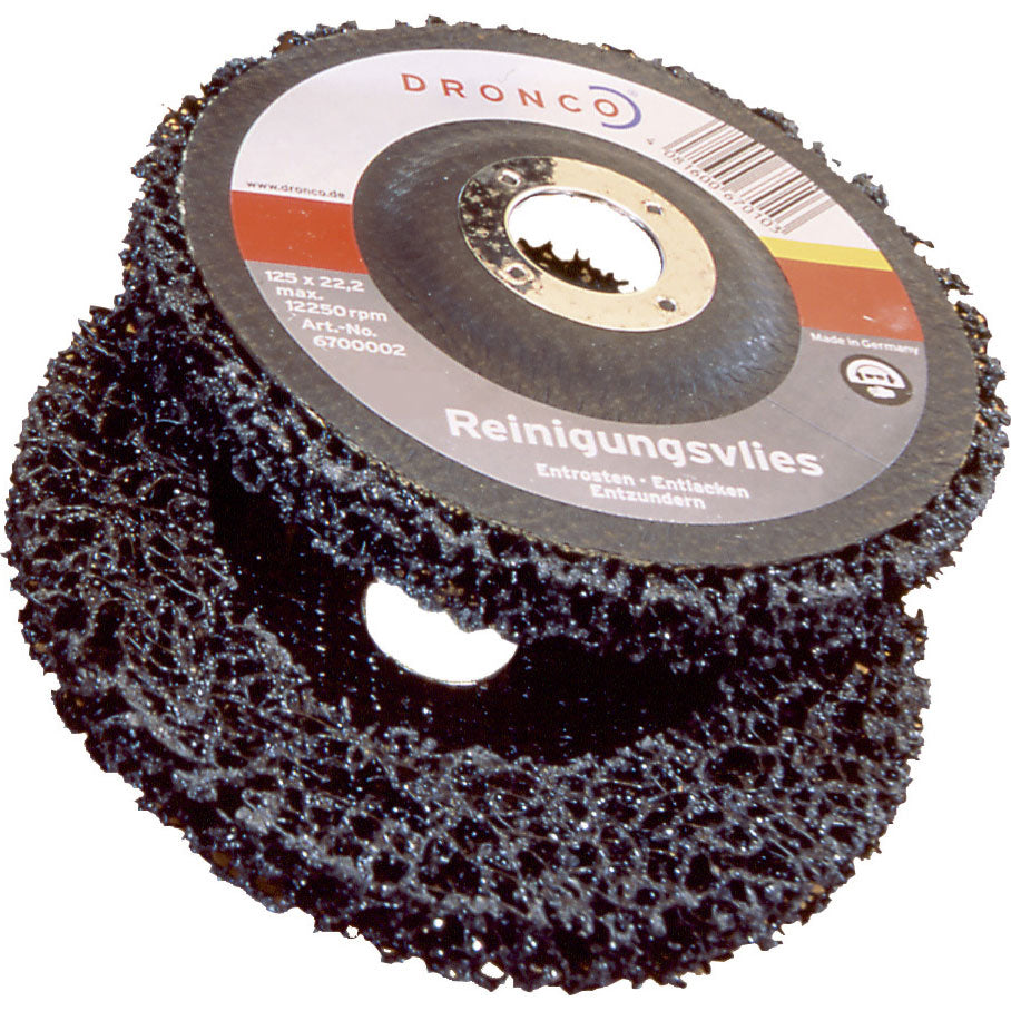 Dronco 115 x 22mm Bore Angle Grinder Cleaning Fleece Disc Coarse