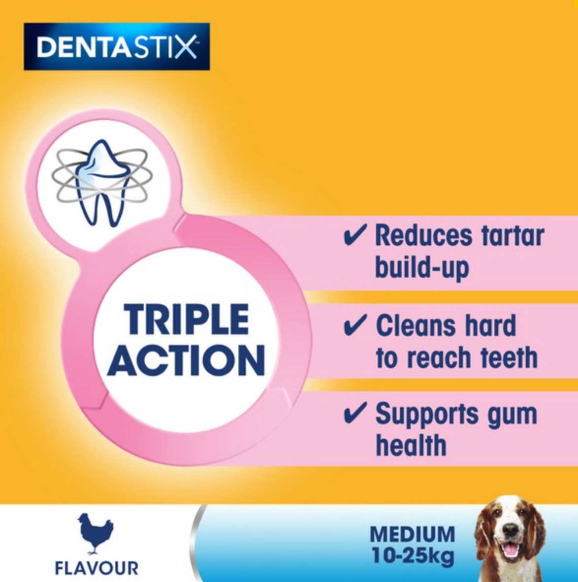 Pedigree DentaStix Daily Dental Chews Medium Dog 5 Sticks