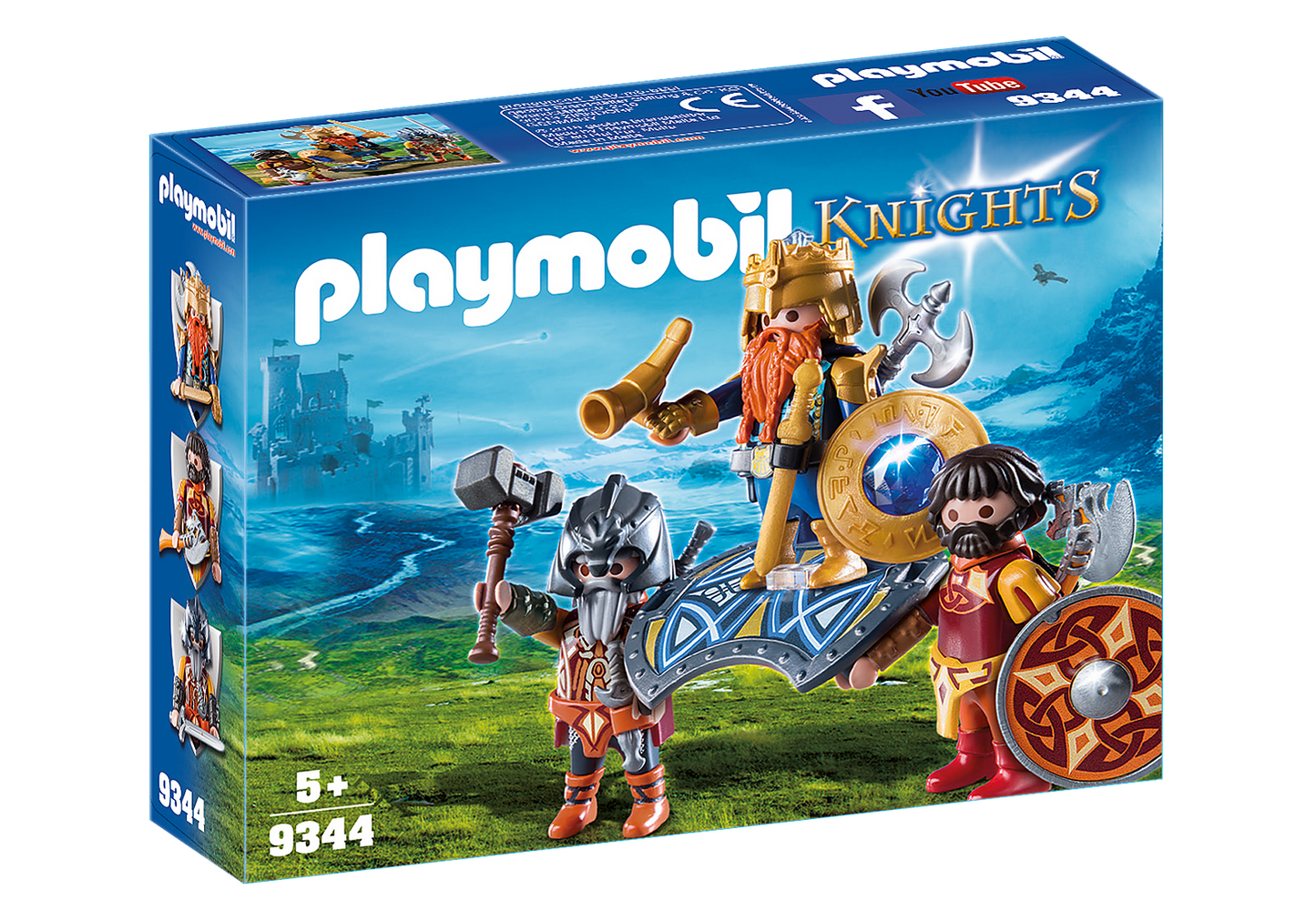Playmobil Knights Dwarf King with Guards 9344