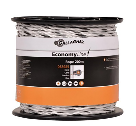 Gallagher Poly Wire Rope 200m