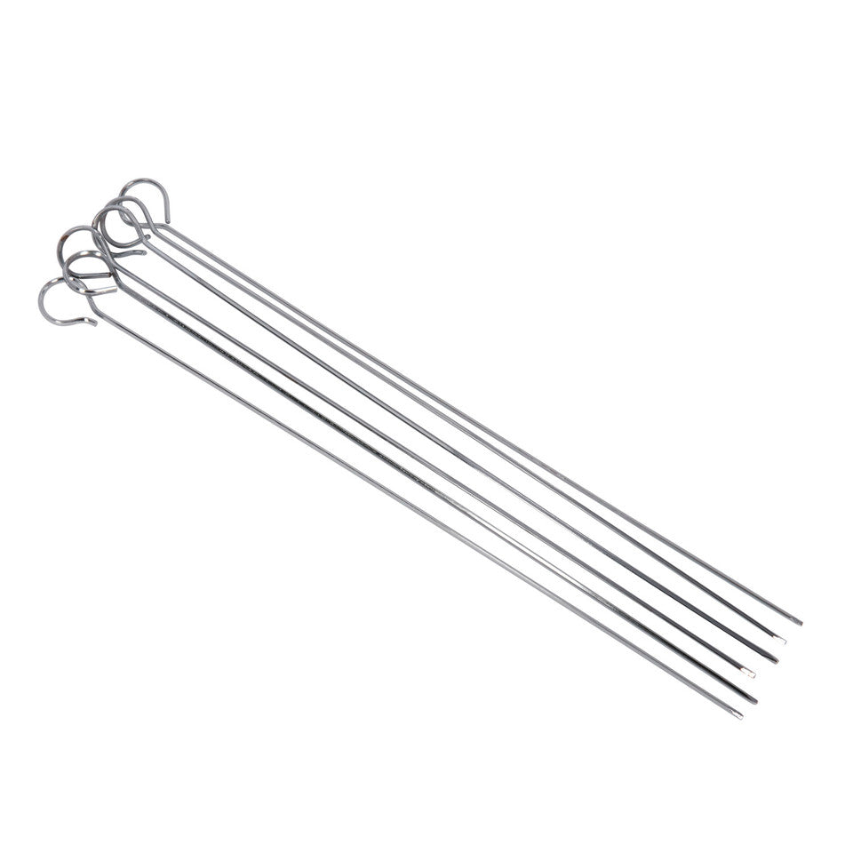 KitchenCraft Flat Sided Skewers 30cm 6-Pack
