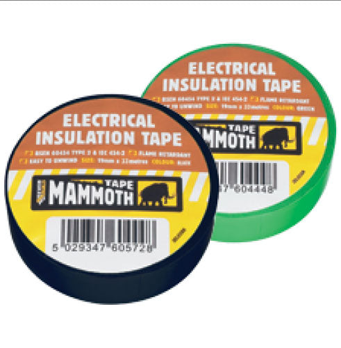 Everbuild Electrical Insulation Tape Yellow 19mm x 33m