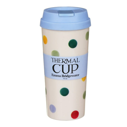 Emma Bridgewater Polka Dots Thermal Travel Mug 16oz
