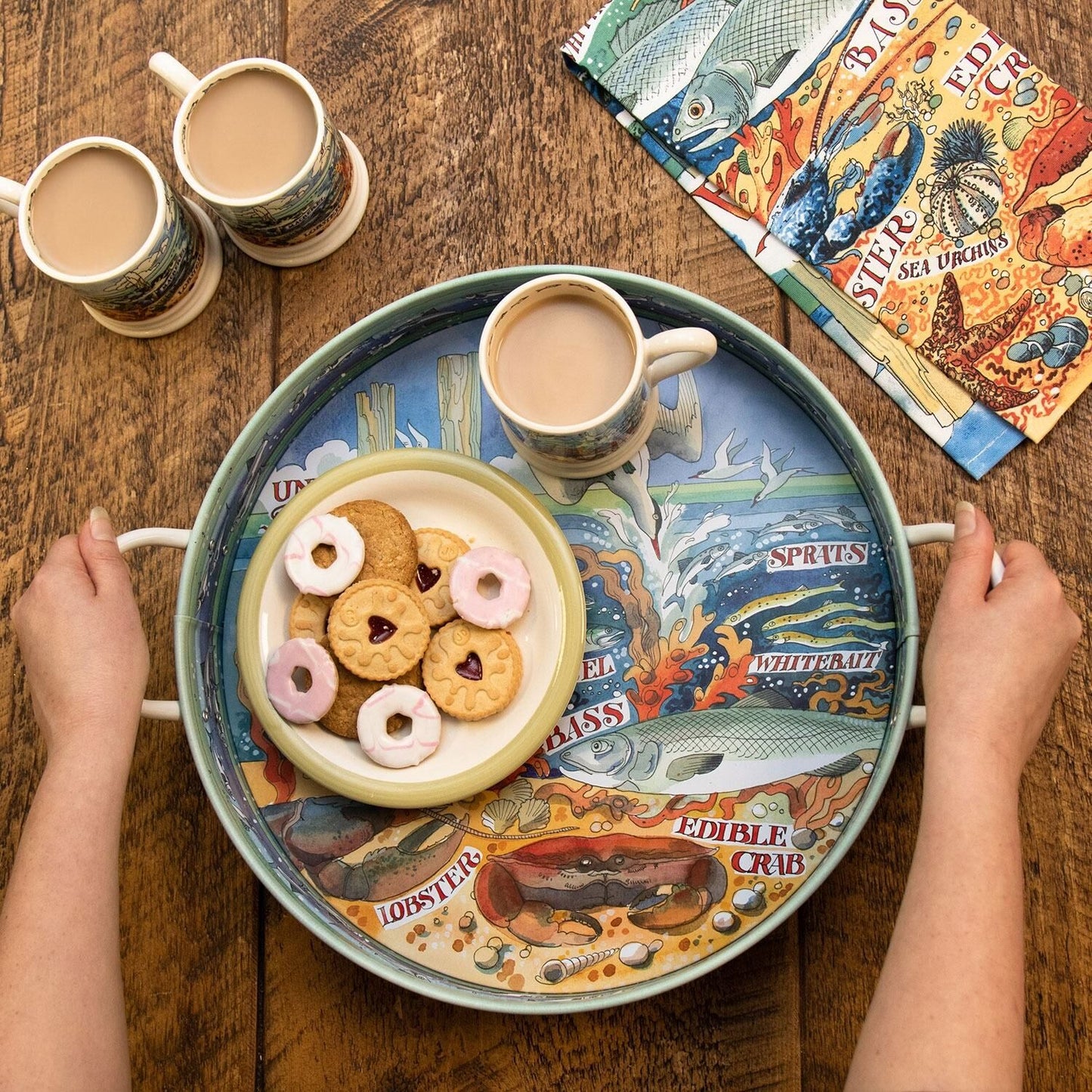 Emma Bridgewater Under The Sea Large Handled Tray