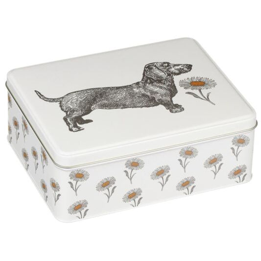 Thornback & Peel Dog & Daisy Deep Rectangular Tin