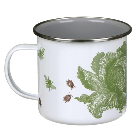Thornback & Peel Rabbit & Cabbage Enamel Mug