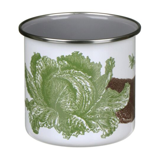 Thornback & Peel Rabbit & Cabbage Enamel Mug