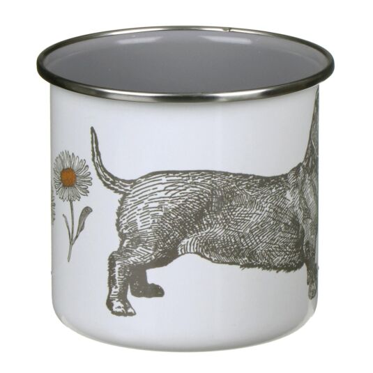 Thornback & Peel Dog & Daisy Enamel Mug