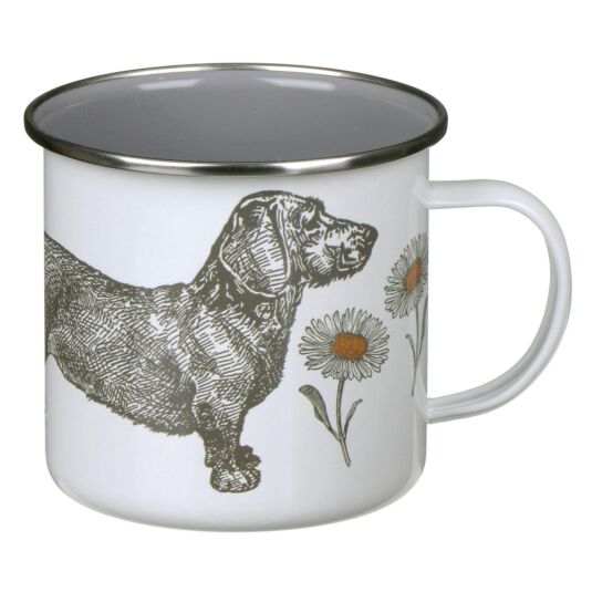 Thornback & Peel Dog & Daisy Enamel Mug