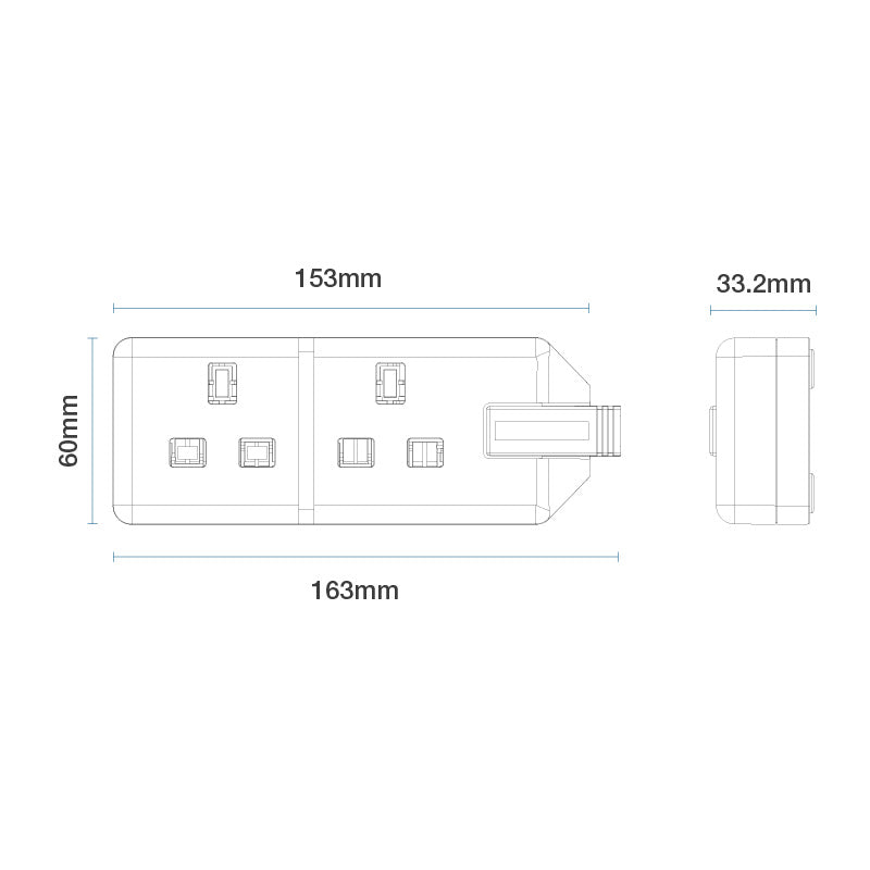 Masterplug Heavy Duty Trailing Double Socket | Masterplug Sockets – Sam ...