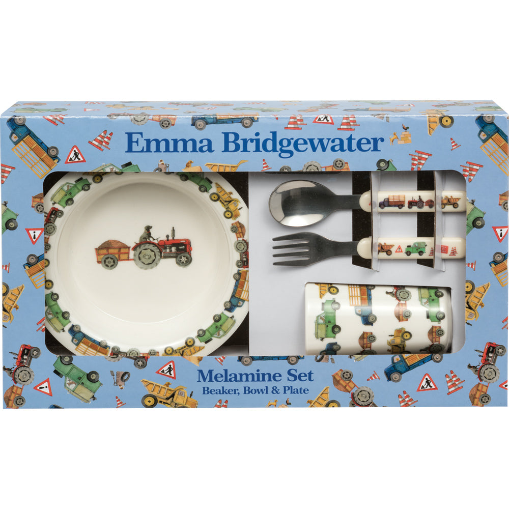 Emma Bridgewater Dogs Like Driving 6 Piece Melamine Set