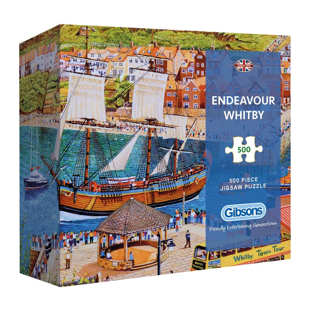 Gibsons Endeavour Whitby 500 Piece Jigsaw