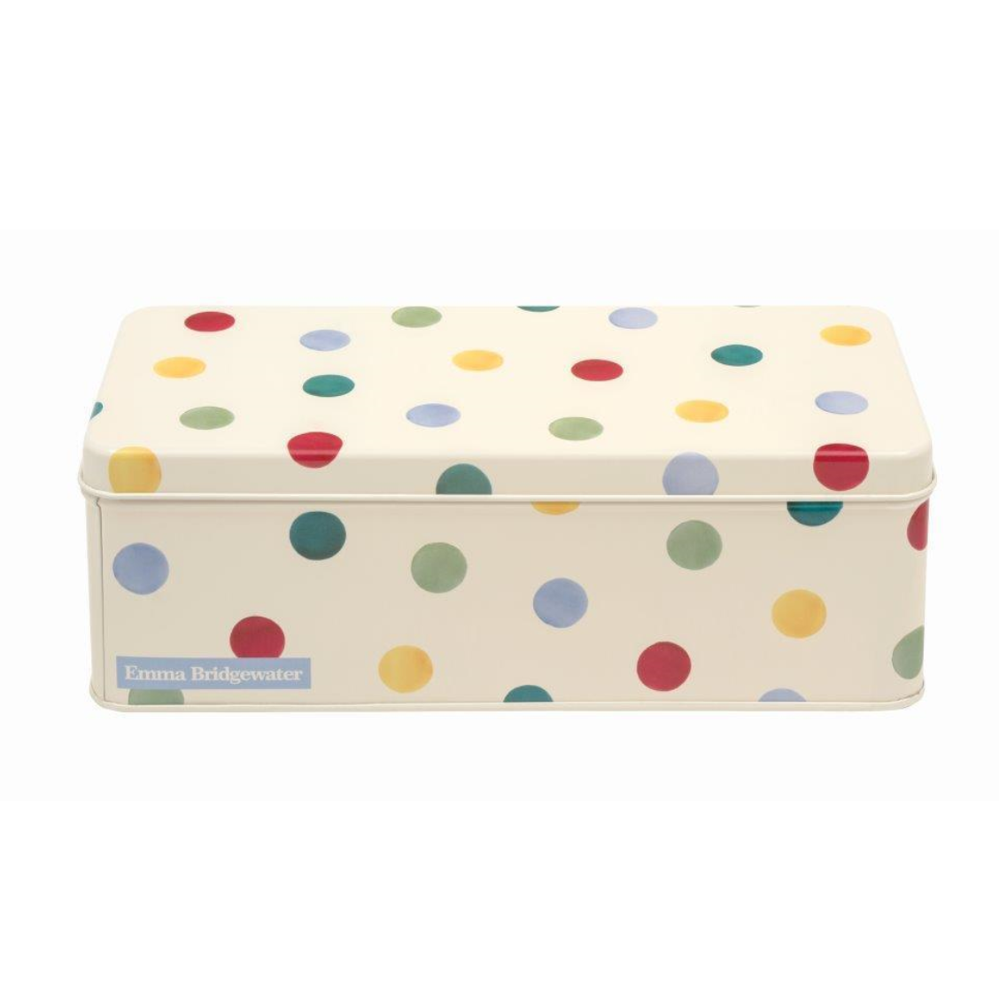 Emma Bridgewater Polka Dot Long Deep Rectangular Tin