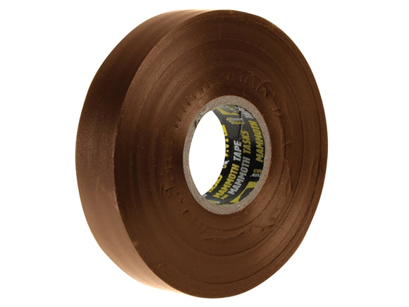 Everbuild Electrical Insulation Tape Brown 19mm x 33m