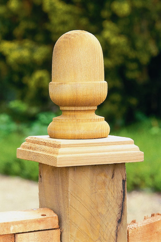 Forest Garden Acorn Finials & Post Caps 2-Pack