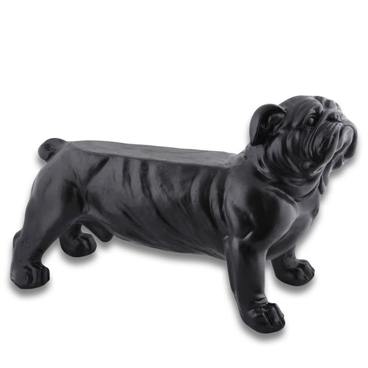 Fallen Fruits Bull Dog Garden Bench Black 76cm