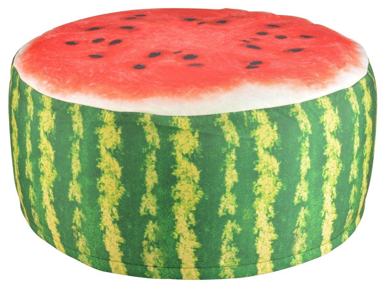 Fallen Fruits Outdoor Pouffe Garden Seat Watermelon