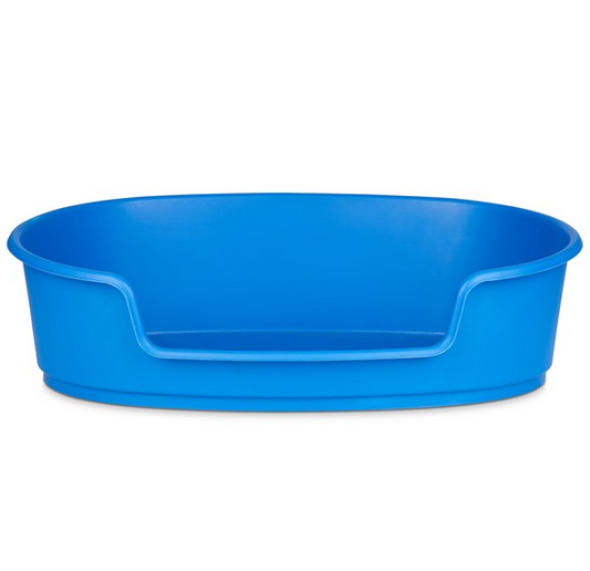Animal Instincts Plastic Pet Bed Blue 53cm