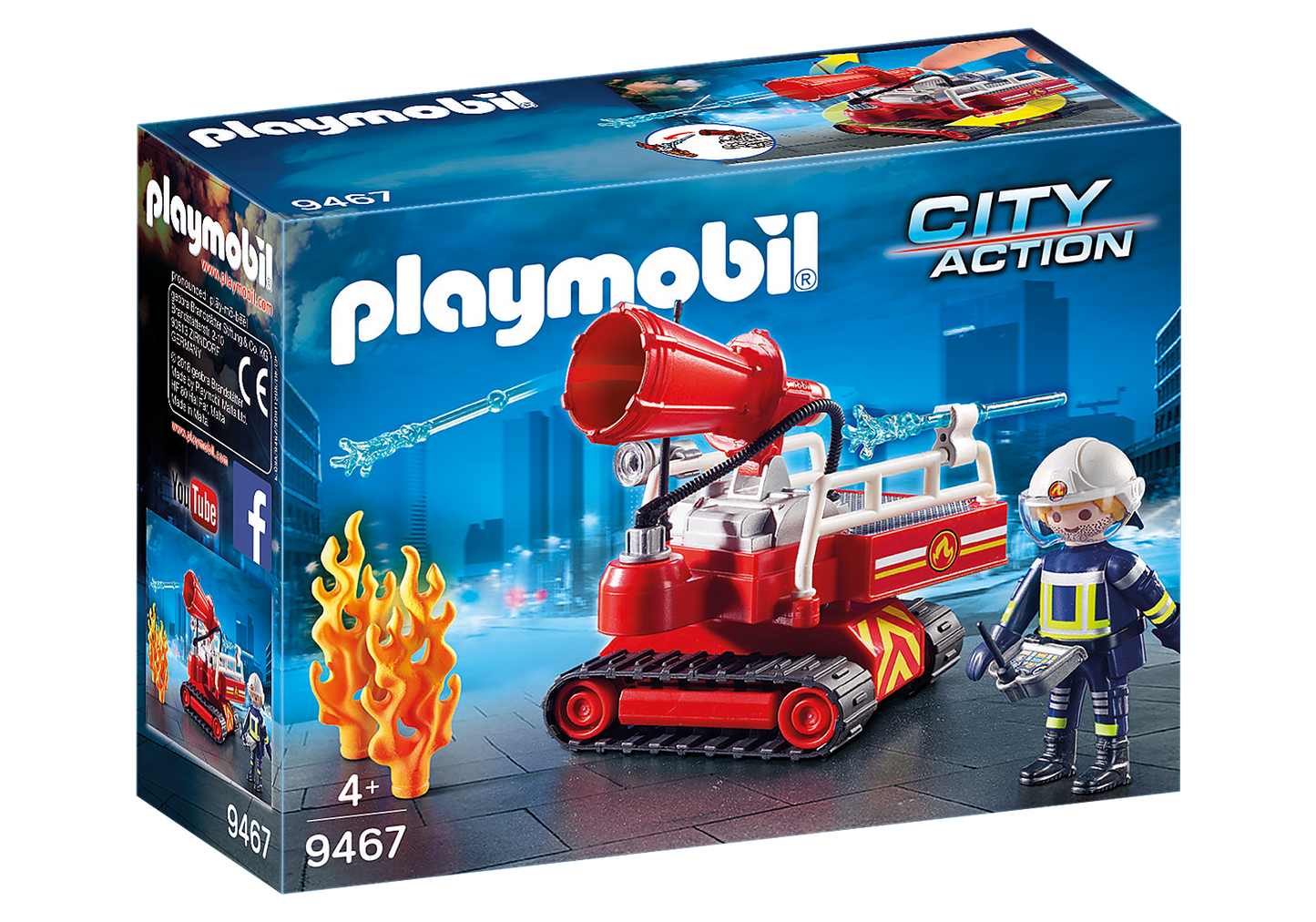 Playmobil City Action Fire Water Canon 9467