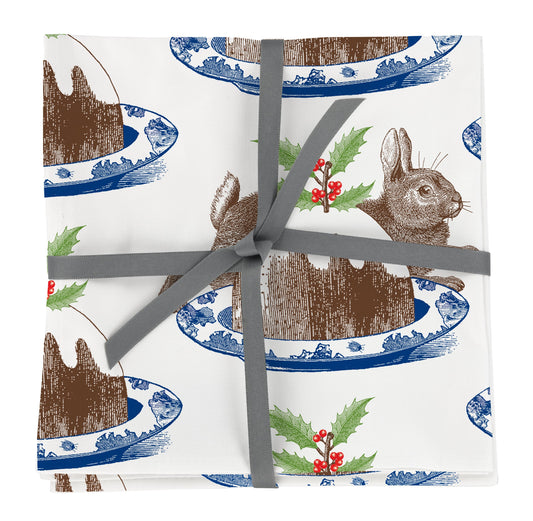 Thornback & Peel Christmas Pudding Napkins