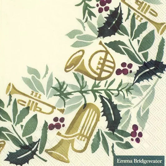 Emma Bridgewater Lunch Napkins Bring In The Green