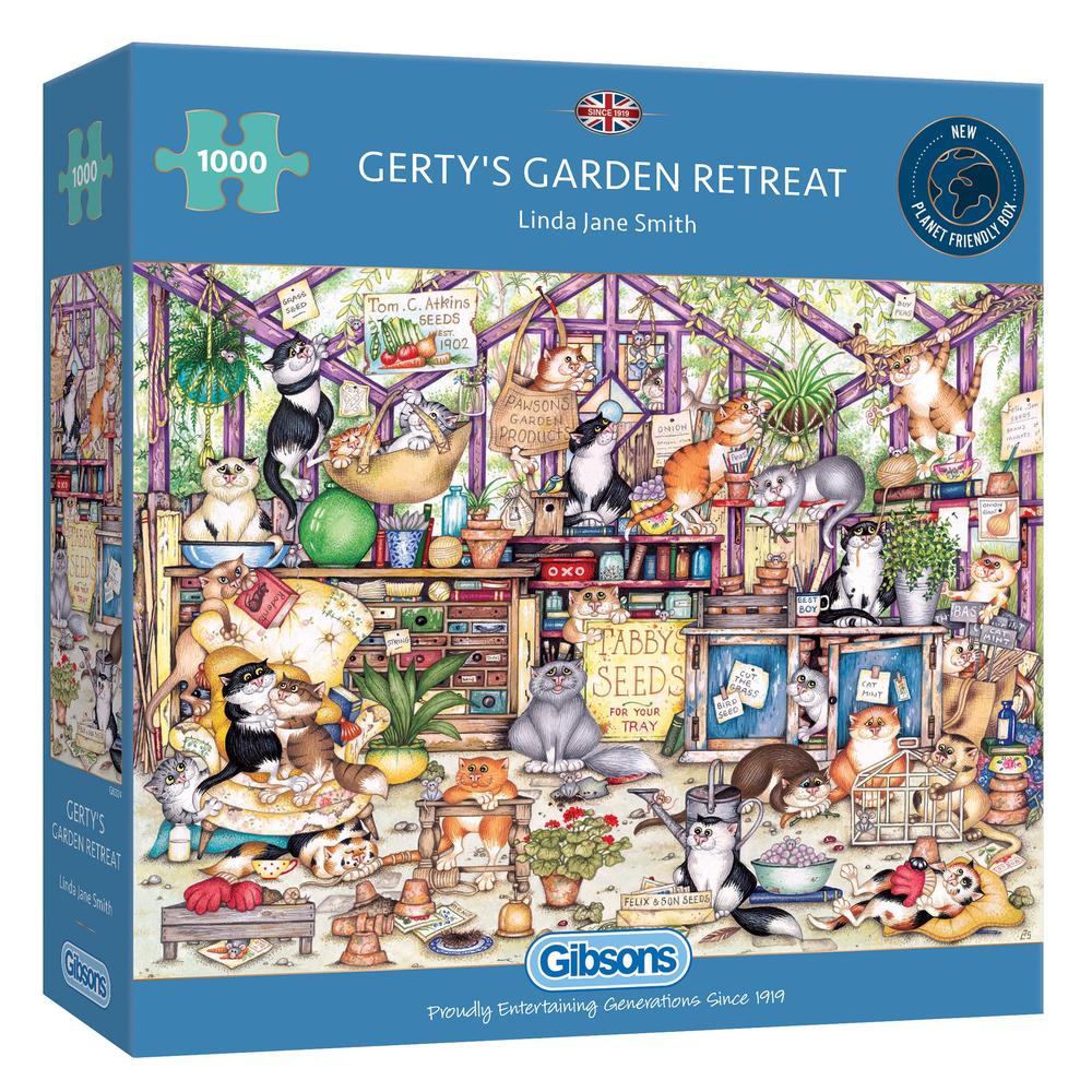 Gibsons Gerty's Garden Retreat 1000 Piece Jigsaw