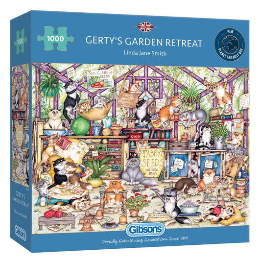 Gibsons Gerty's Garden Retreat 1000 Piece Jigsaw