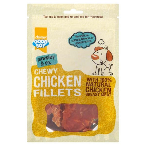 Good Boy Pawsley & Co Chewy Chicken Fillets