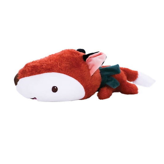 Happy Pet Dog Toy Big Head Bottle Cruncher Fox