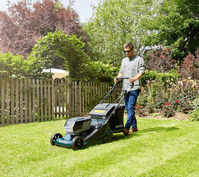 Hayter online battery mower