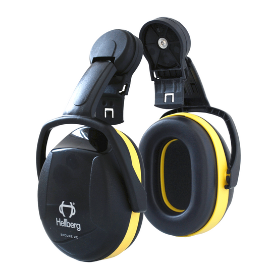 HELLBERG SECURE 2 Helmet Mount Ear Defenders 29snr