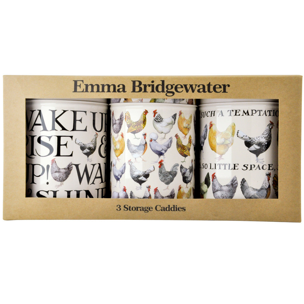 Emma Bridgewater Hen & Toast Caddies Set