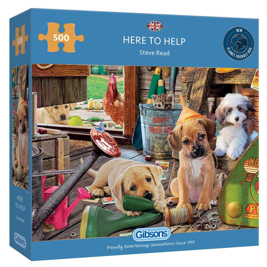 Gibsons Here To Help 500 Piece Jigsaw