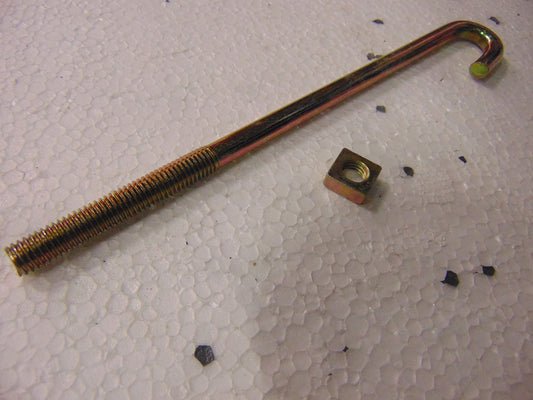 Bolt Hook & Nut M8 X 160 - Per 100