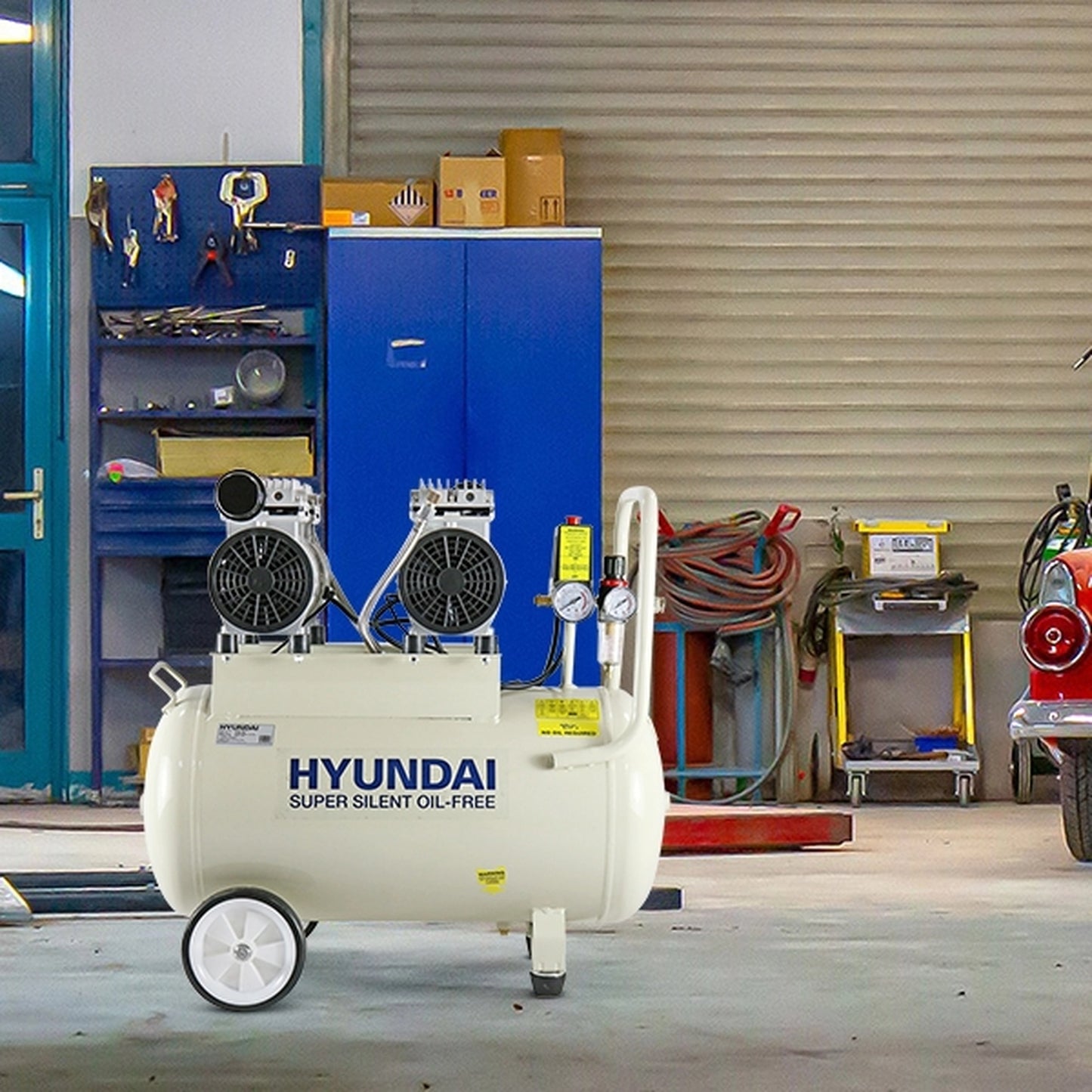 Hyundai HY27550 Electric Air Compressor 50L