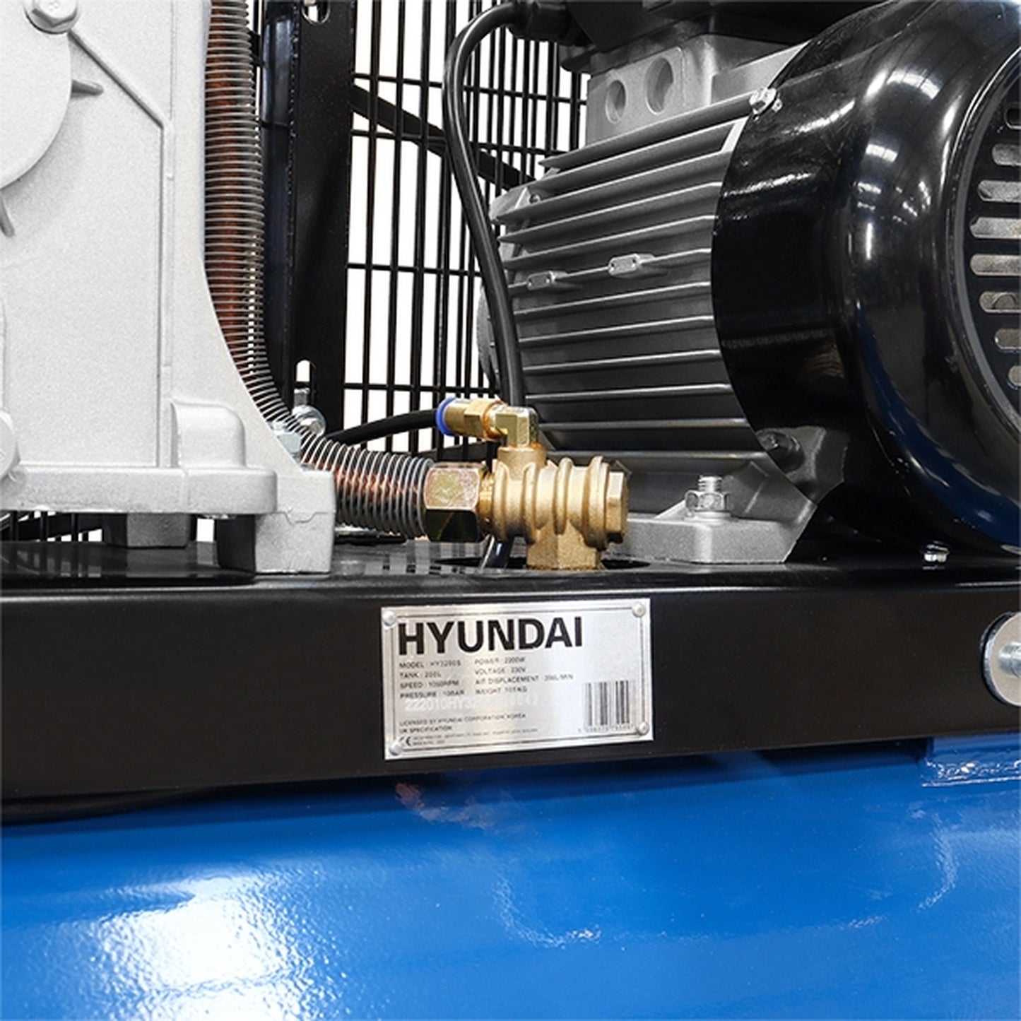 Hyundai HY3200S Electric Air Compressor 200L