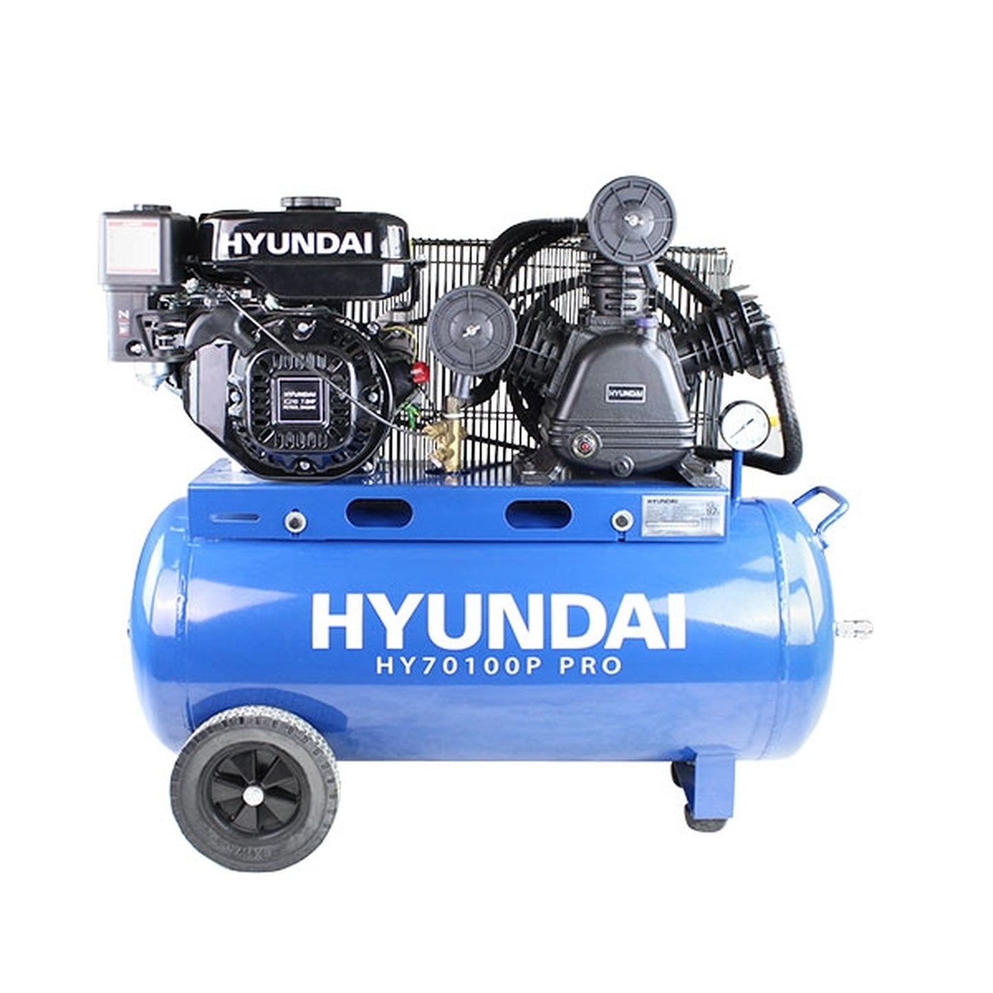 Hyundai HY70100P Petrol Air Compressor 90L