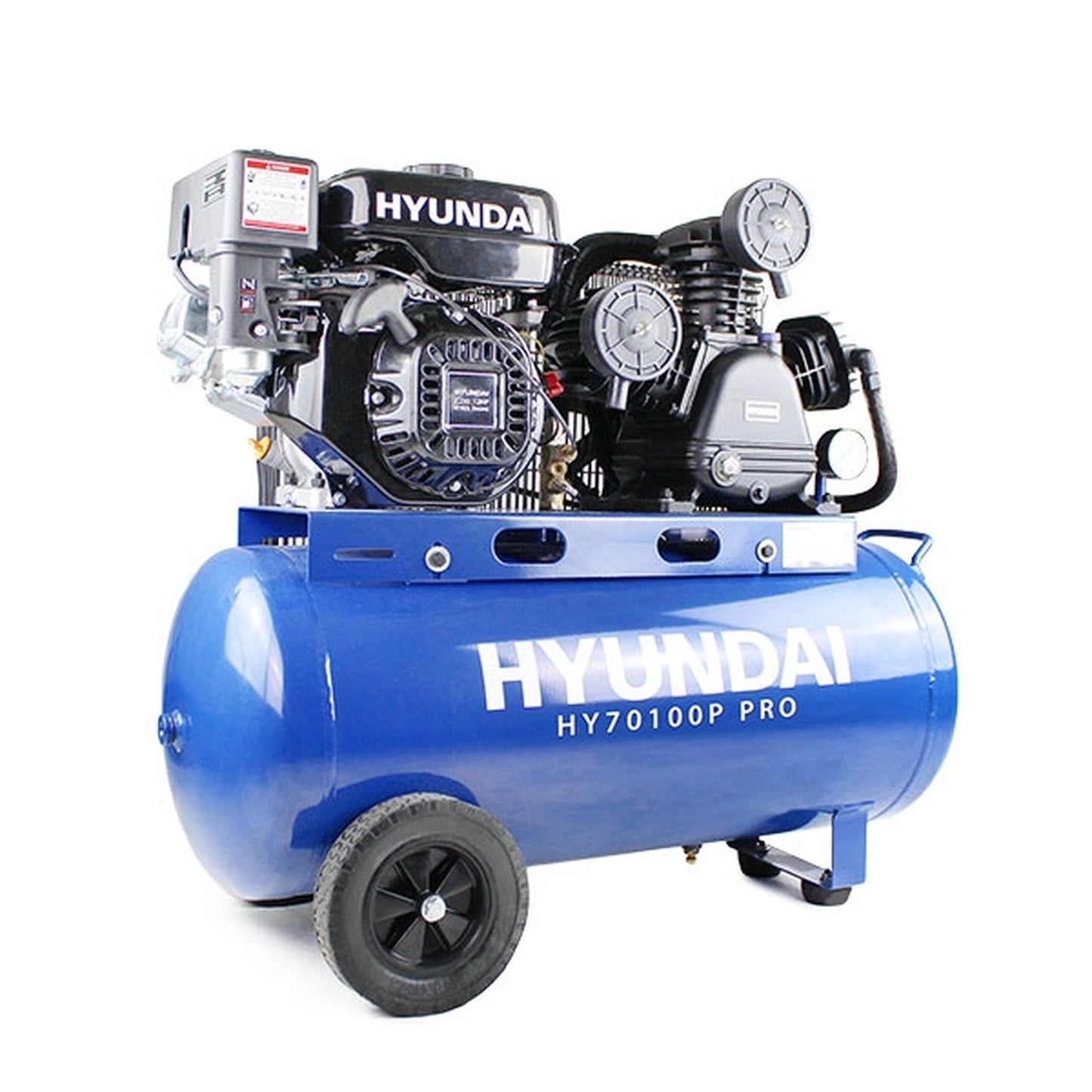 Hyundai HY70100P Petrol Air Compressor 90L
