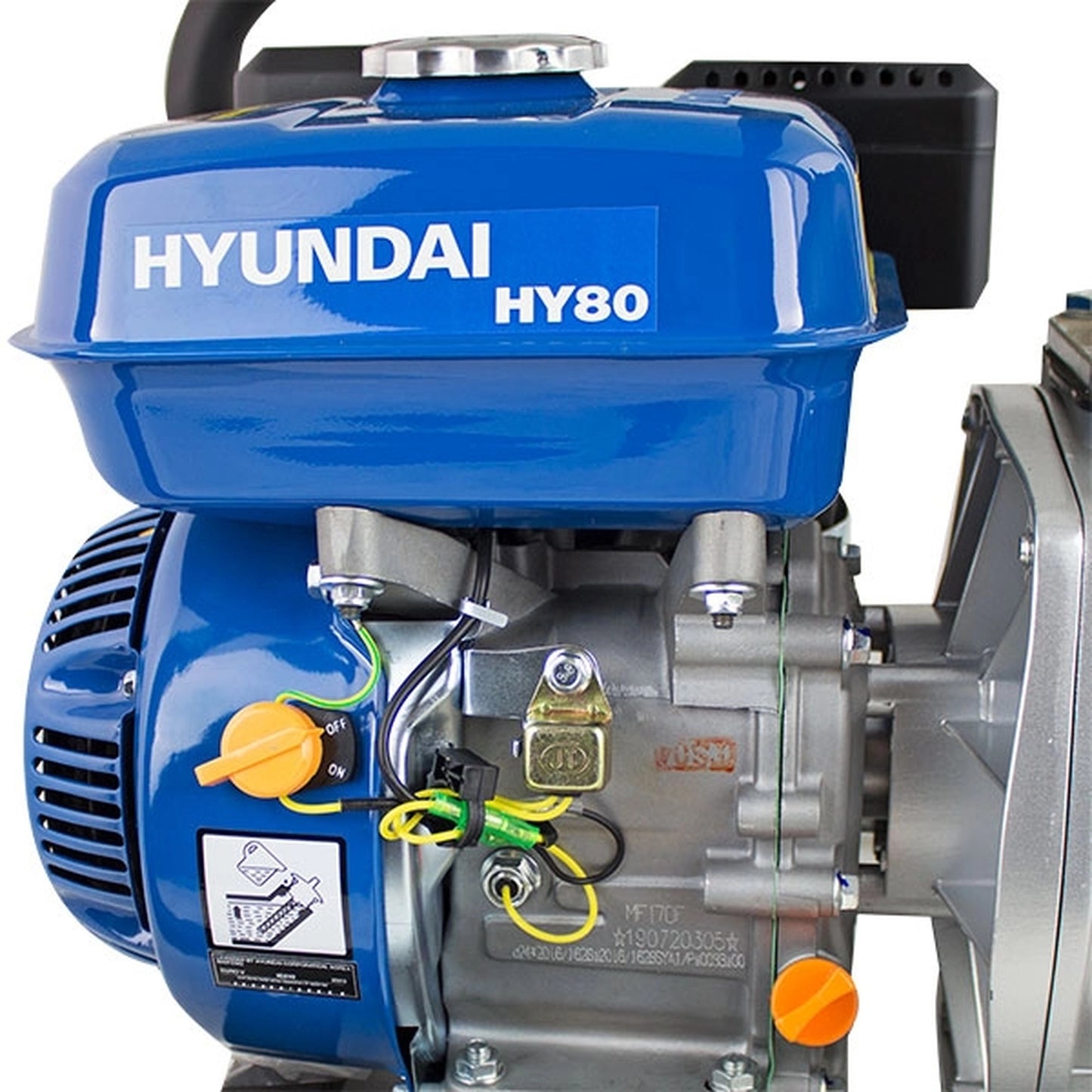 Hyundai HY80 Professional Petrol Water Pump 212cc 6.5hp