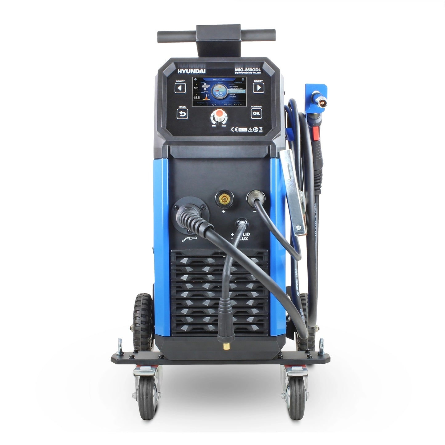 Hyundai HYMIG-350GDL Pro Series MIG DC Inverter Welder