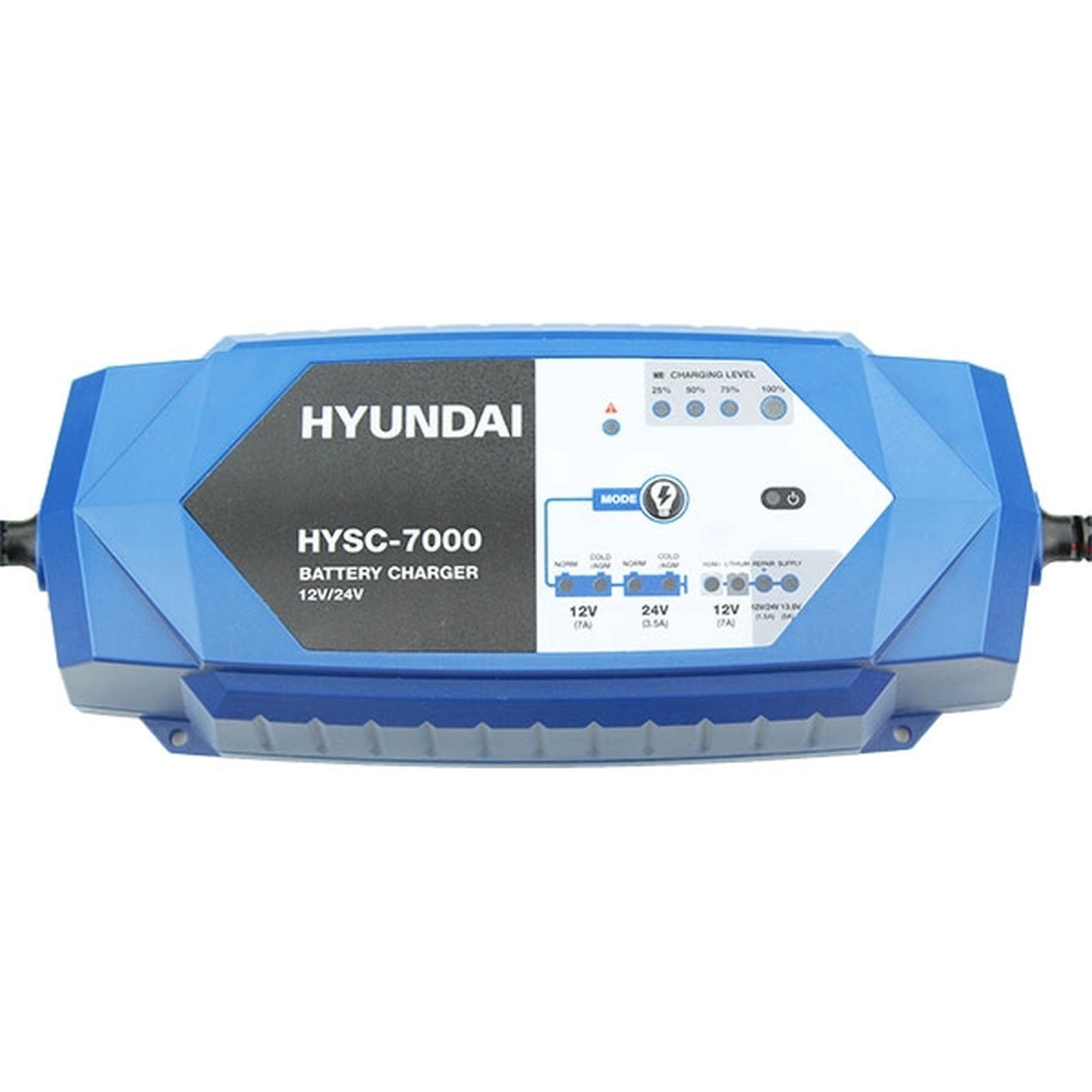 Hyundai HYSC7000 SMART 24v & 12v Battery Charger