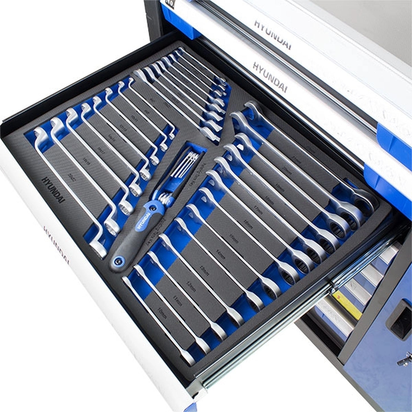 Hyundai HYTC9004 Roller Premium Tool Chest Cabinet - XXL Stainless Steel Top