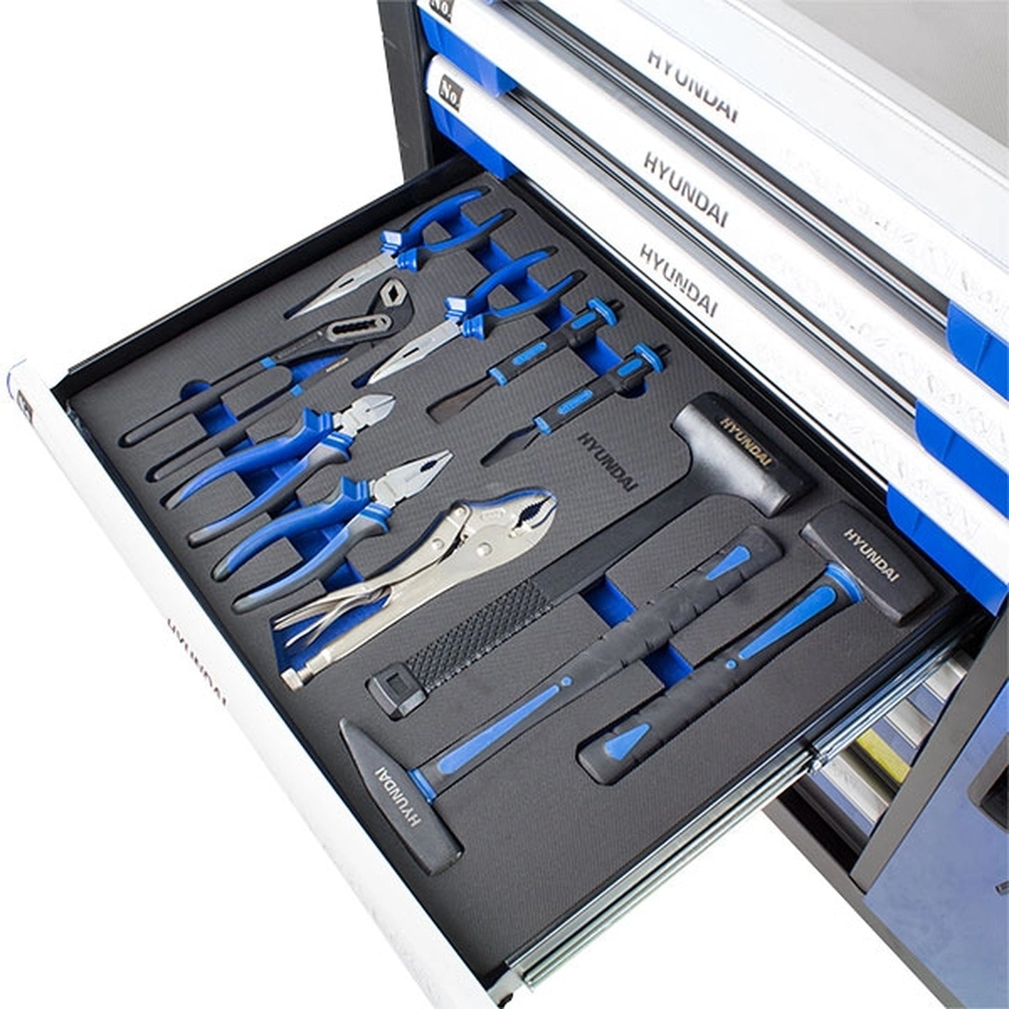 Hyundai HYTC9004 Roller Premium Tool Chest Cabinet - XXL Stainless Steel Top
