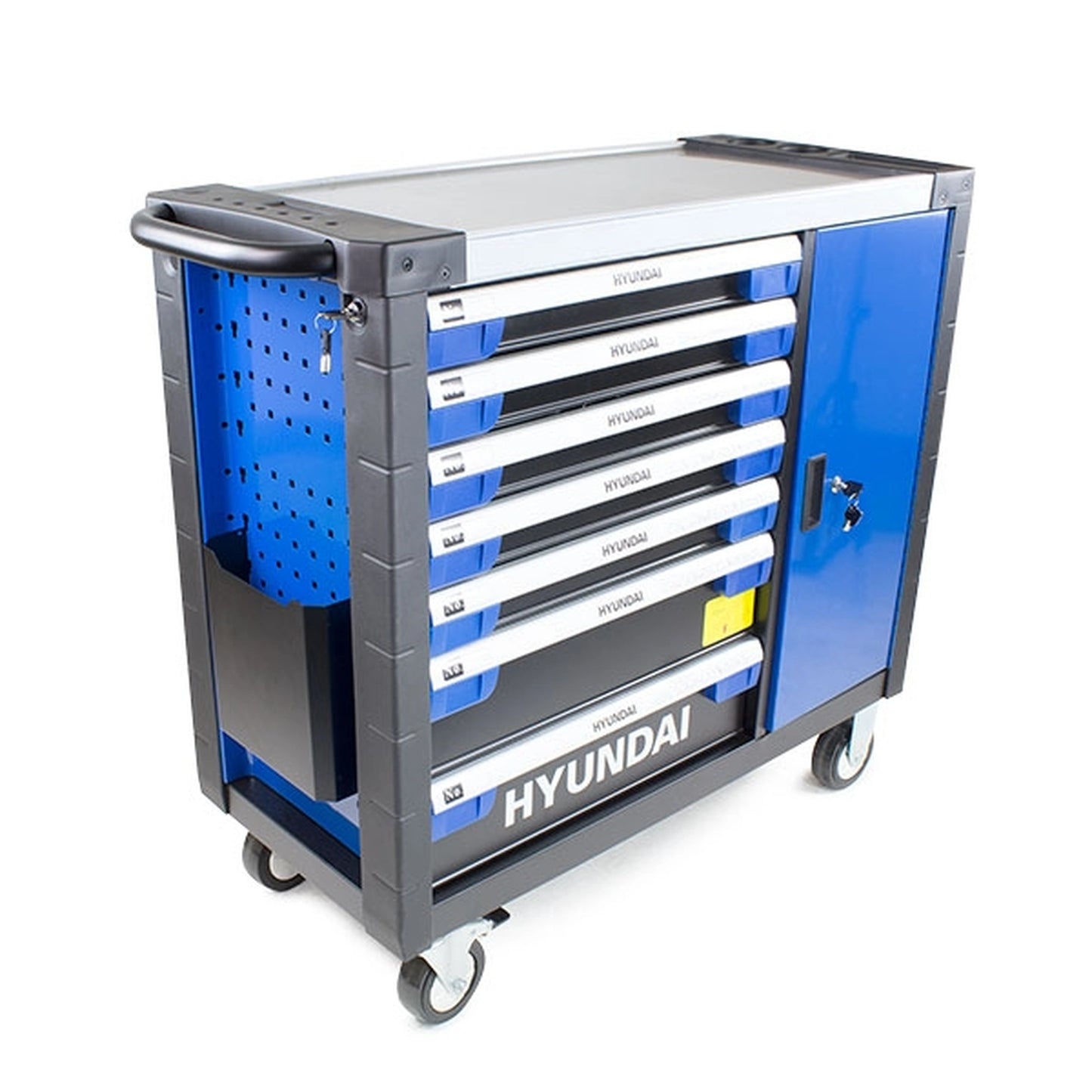 Hyundai HYTC9004 Roller Premium Tool Chest Cabinet - XXL Stainless Steel Top