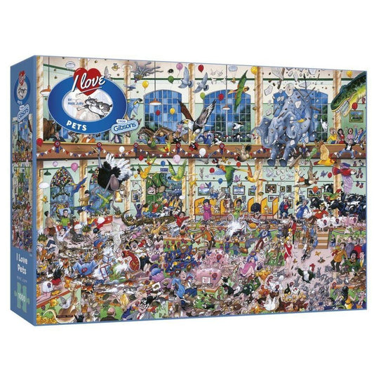 Gibsons I Love Pets 1000 Piece Jigsaw