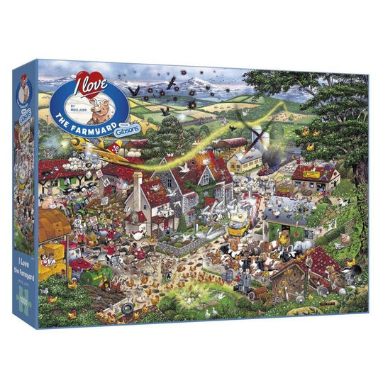 Gibsons I Love The Farmyard 1000 Piece Jigsaw
