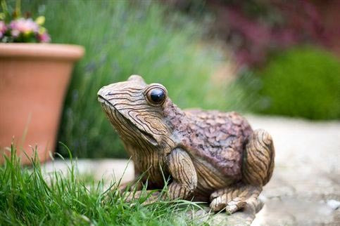 La Hacienda Woodland Frog 24cm Garden Decorative Art