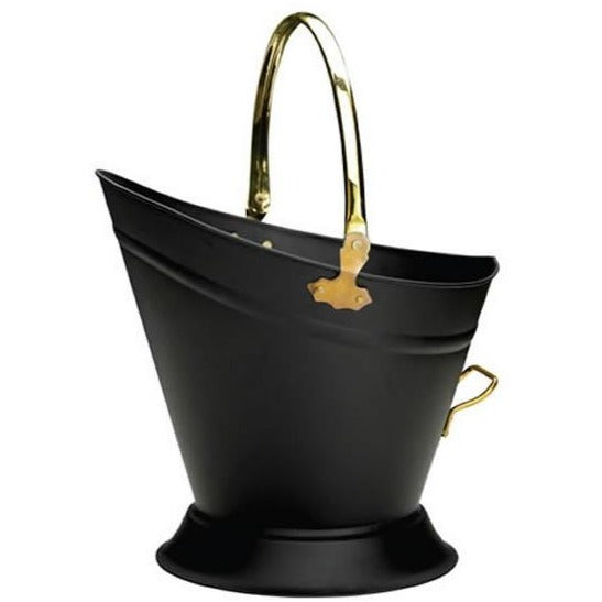 Fireside Black & Brass Waterloo Bucket