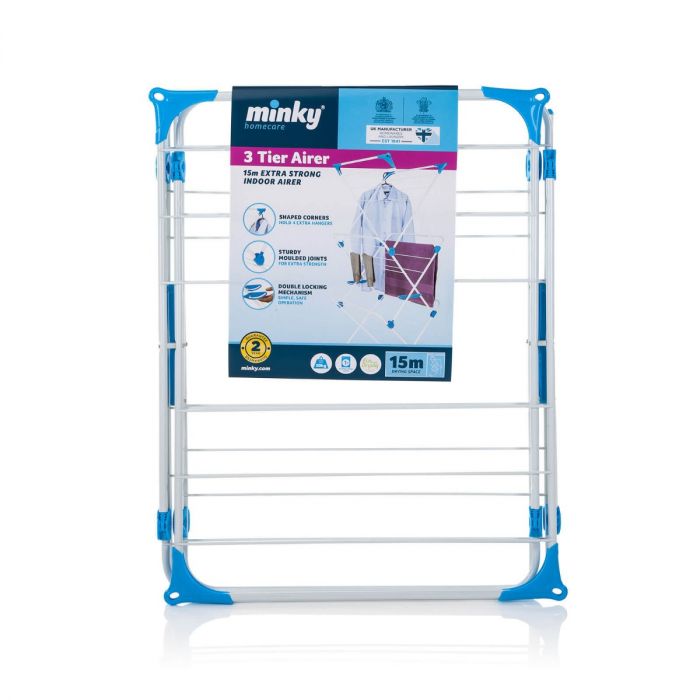 Minky Indoor Clothes Airer 3 Tier